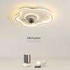 Modern Minimalist Bedroom Ceiling Fan Light