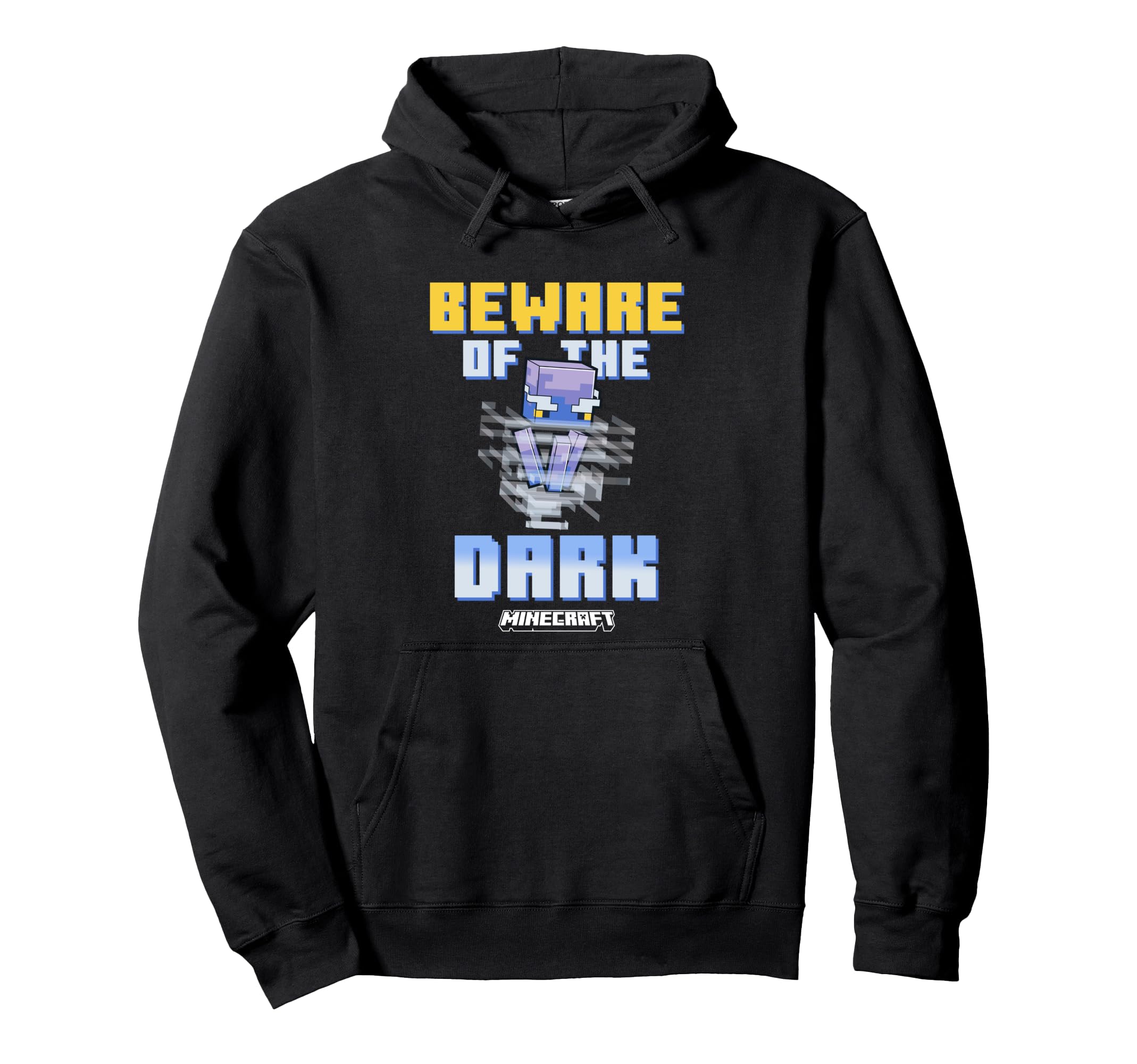 

Minecraft Beware Of The Dark This Breeze Big Chest Poster Hoodie