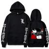 Yagami Light L·Lawliet Death Note Men's Hoodie Sweatshirt Men Womnen Fashion Brand Design Pullover Men's Fleece Hoodies