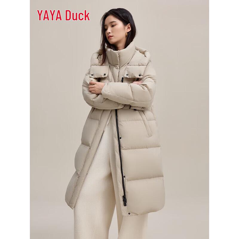 

Жіночий довгий пуховик YAYA з капюшоном L