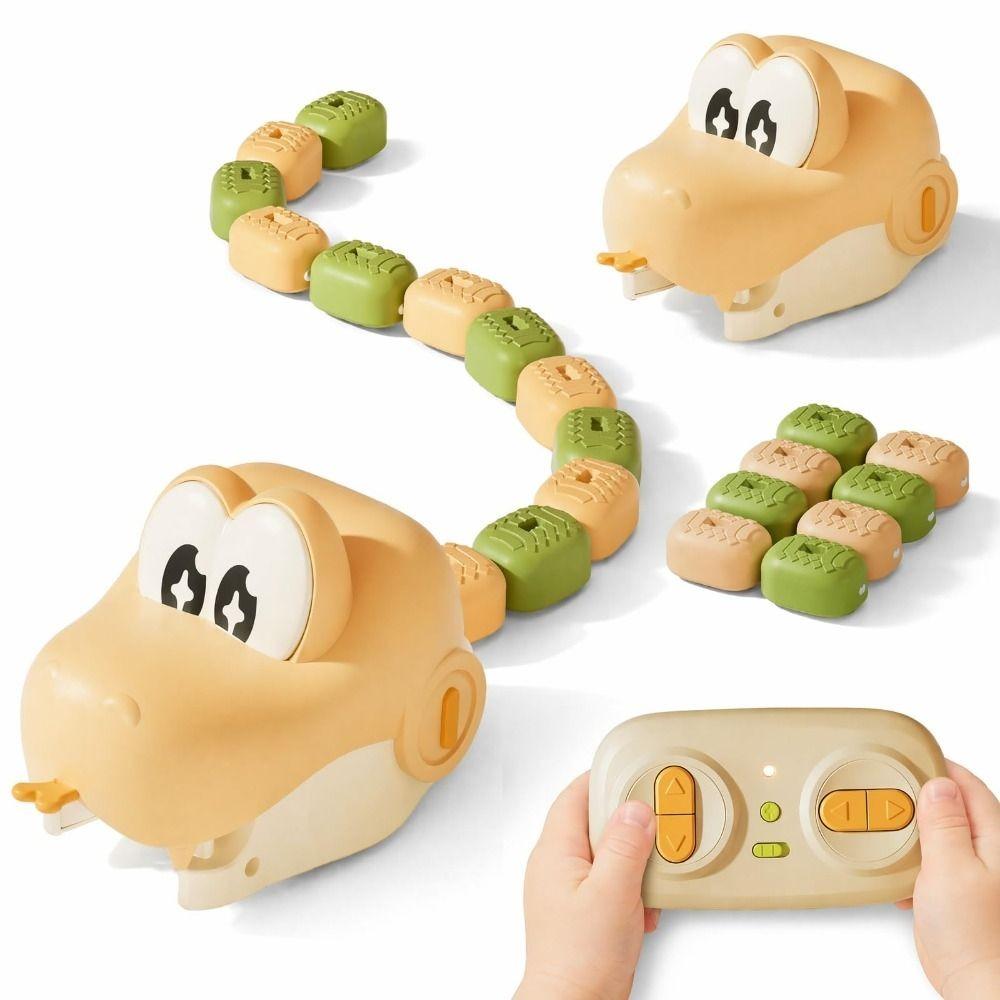 ABS Remote Control Snake Toy Magnetic Tail Extension Competitive Snake Game  Sibling Play