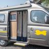 RV Door Screen RV Door Cover Full Coverage UV-resistant Breathable Privacy For Seasonal Enclosures Trailer Greenhouse Basement