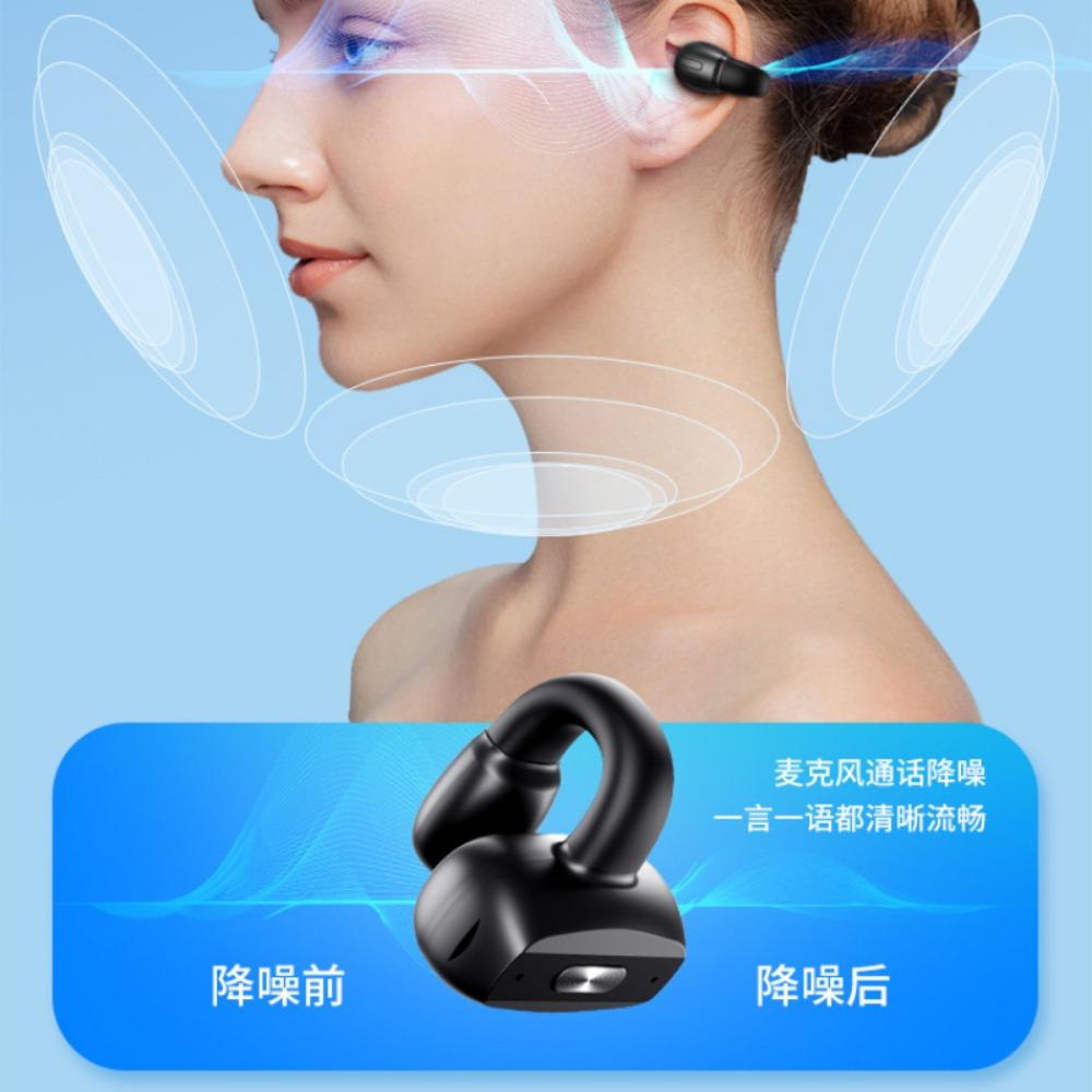 Nová sluchátka Bluetooth Bezdrátová sportovní sluchátka s klipsem Bone Conduction