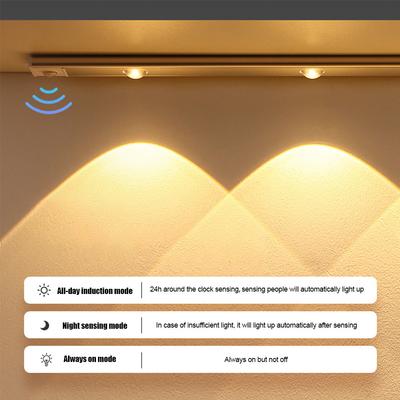 Bewegungssensor-Licht LED-Sensorlampe Kabellose ultradünne USB-LED für Küchenschrank Schlafzimmer Kleiderschrank Innenbeleuchtung Nachtlicht