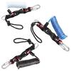 Multipurpose Diving Lanyard Quickly Release High Strengths Coated Spring Cord for Underwater Camera Security