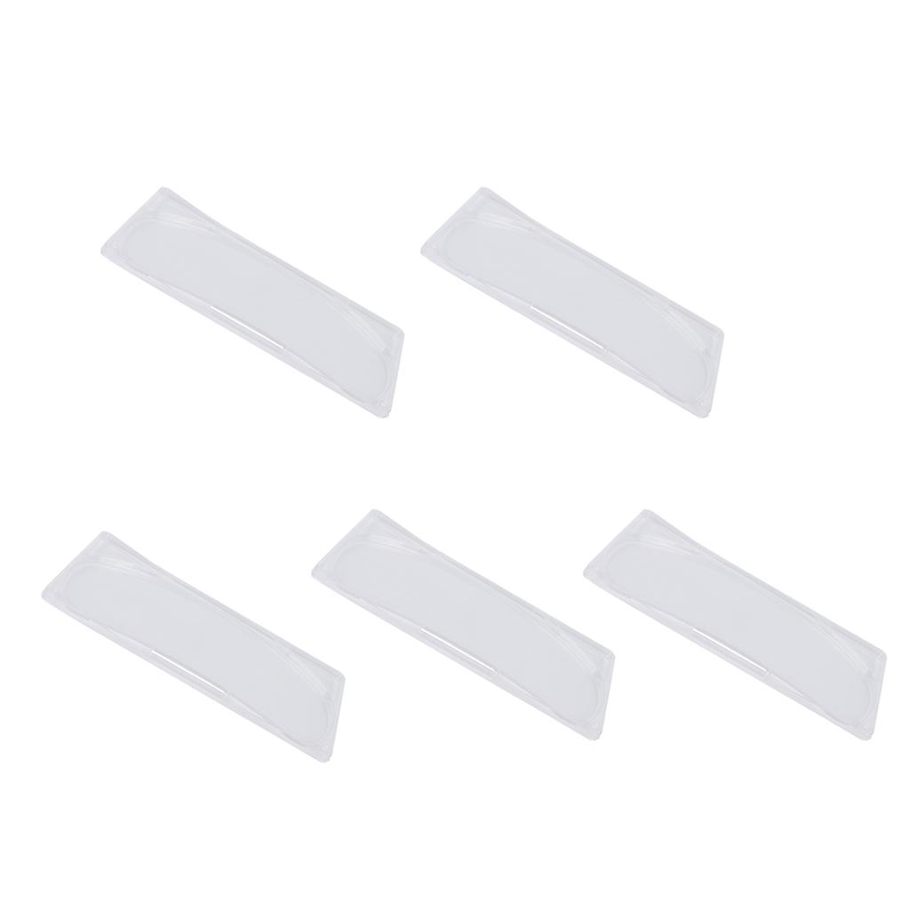 5pcs Transparent DIY Neck Mask Mold Reusable Neck Patch Tray for Facial Mask Maker
