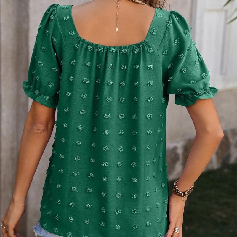 Chemisier En Mousseline Pour Femme - Élégant - Col En V - Tunique