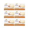 Dove Beauty Riegel Seife Sheabutter & Vanille, 6er-Pack (106g / 3.75oz Jedes)