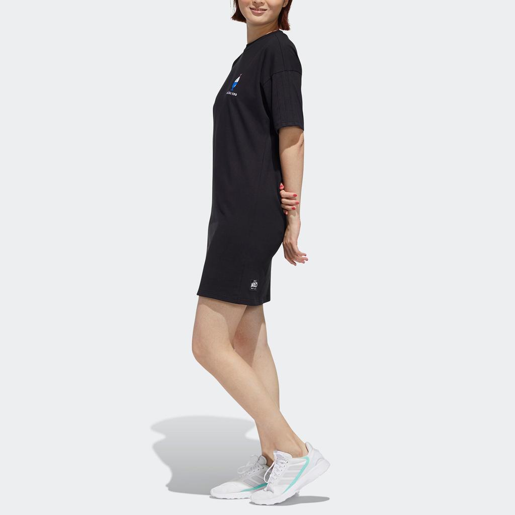 adidas Neo Short Sleeved Dress Women's Black GP5808