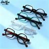 Round Anti-Blue Light Reading Glasses - Fashionable, High-Definition, Elderly-Friendly, with Round and Square Frames