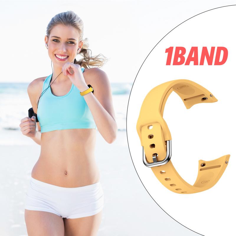 Silicone Strap for Samsung Galaxy Watch 7/6, Classic Minimalist, Breathable Non-Sweaty, Sports & Business, Multi-Color Band