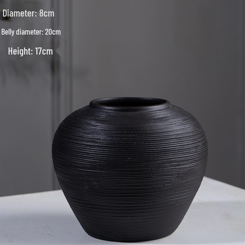 Nordic Ceramic Hydroponic Vase for Home Decor - Living Room Flower Arrangement and Dining Table Ornament