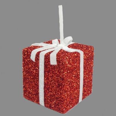 Davies Products Tinsel Present Christmas Decoration