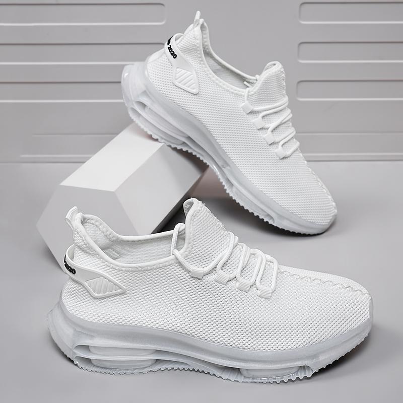 Fashion New Mesh Sneaker Men's Fashion Thick Bottom Comfortable Training Anti Slip Wear Resistant Running Lace Casual Sports Shoes