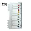 Planner Accessories for Organization Index Sticker Tabs with Built-in Scale Ruler, Morandi Color Transparent Adhesive PET Page Markers, Compact