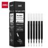 Deli 1.0mm Black Gel Pen Refills (20-Pack)