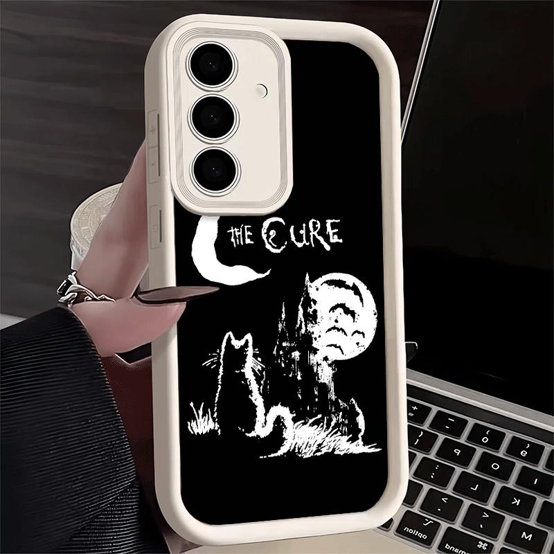 Phone Case for Samsung Galaxy A17 A16 A15 A14 A13 Black Cat Witch Aesthetics A56 A36 A26 A55 A35 A25 A54 A34 A24 A53 A33 A23 A07