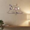 2D Flat Metal Wine Cup Silhouette Decoration Iron Art Wall Art Sculpture  Wall Displays