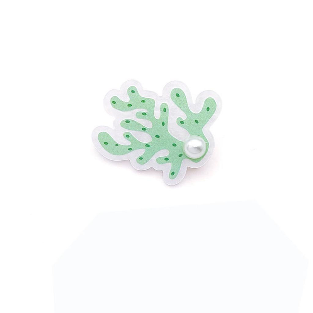 Uroczy Kolorowy Klips do Włosów ze Zwierzętami Moda Ryba Muszla Delfin Grzywka Klips Boczny Perła Małe Wsuwki do Włosów Kreskówkowe Spinki Codzienne Nakrycie Głowy