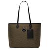 New Polyester Tote Bag Shopping Bag Shoulder Bag Handbag Unisex Light Olive Yellow HQ7248