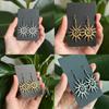 Bohemian Sun Stainless Steel Geometric Earrings For Women