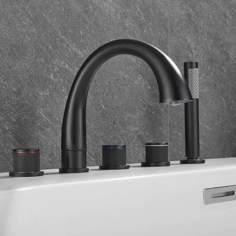 TLXT Deck-Mounted Bathtub Faucet