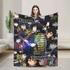 Tomioka Giyu Warme Plüschdecke für Mädchen und Jungen Weiche Flanell-Sofa-Tagesdecke Heimdekoration Street-Trend-Überwurf