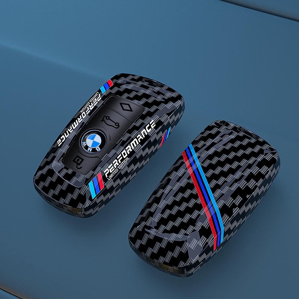 KYDBT1 Hot 2025 ABS Carbon Fiber Car Key Case Cover For BMW 1 2 3 4 5 6 7 Series X1 X3 X4 X5 X6 X7 F10 F20 F30 G20 G30 G01 F15 F16 G02
