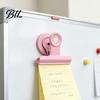 Multi-color Office Accessory 2Pcs Magnetic Folder Strong Metal Binder Clips 38mm Whiteboard Holder Heavy-Duty Fridge Magnets for Refrigerator Home