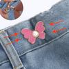 Zinc Zinc Alloy Snap Fastener Pants Pin Removable Clothing Accessories Jean Button Waist Buckle  Women