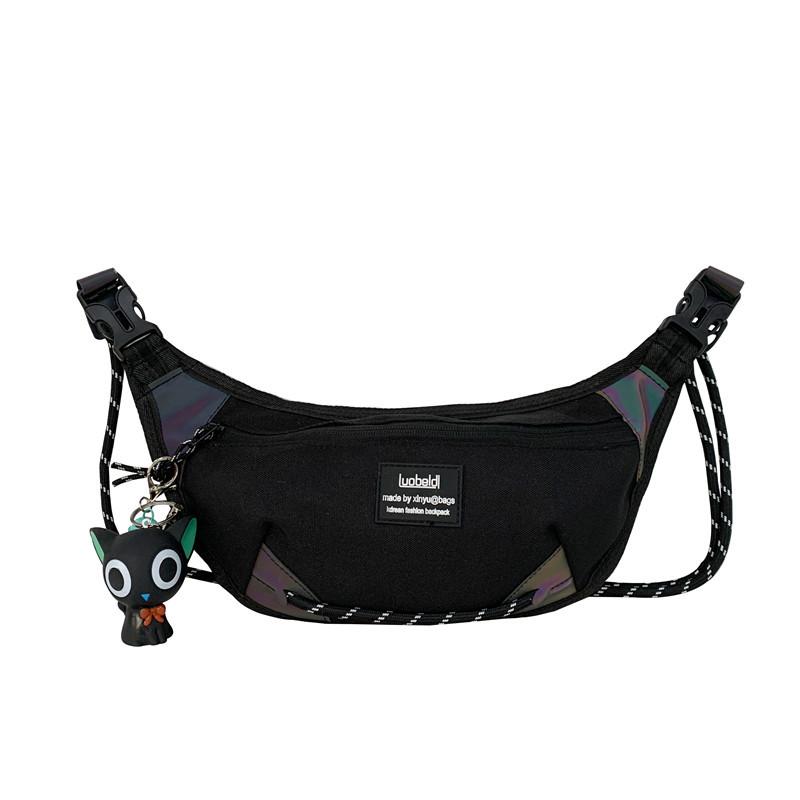 Fashion new sports breast bag Fashion men's street trend messenger bag, mobile phone bag Harajuku student shoulder bag