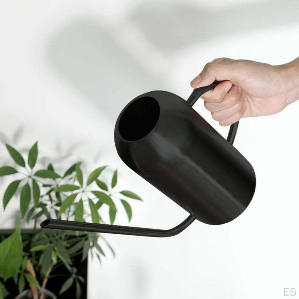 50oz / 1.5L Stainless Steel Watering Can, Metal Can with Long Convenient Handle, for