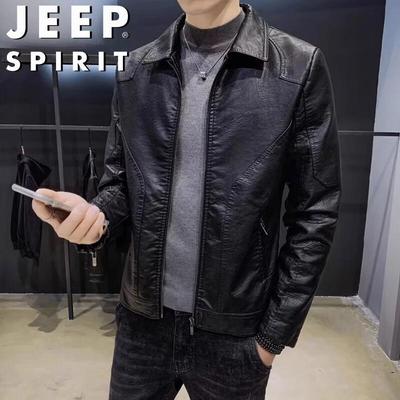 JEEP SPIRIT Men's Casual Lapel Jacket