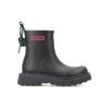 Off-White Rain Boot Black Fuchsia Men Sneakers OMID016F22MAT001-1035