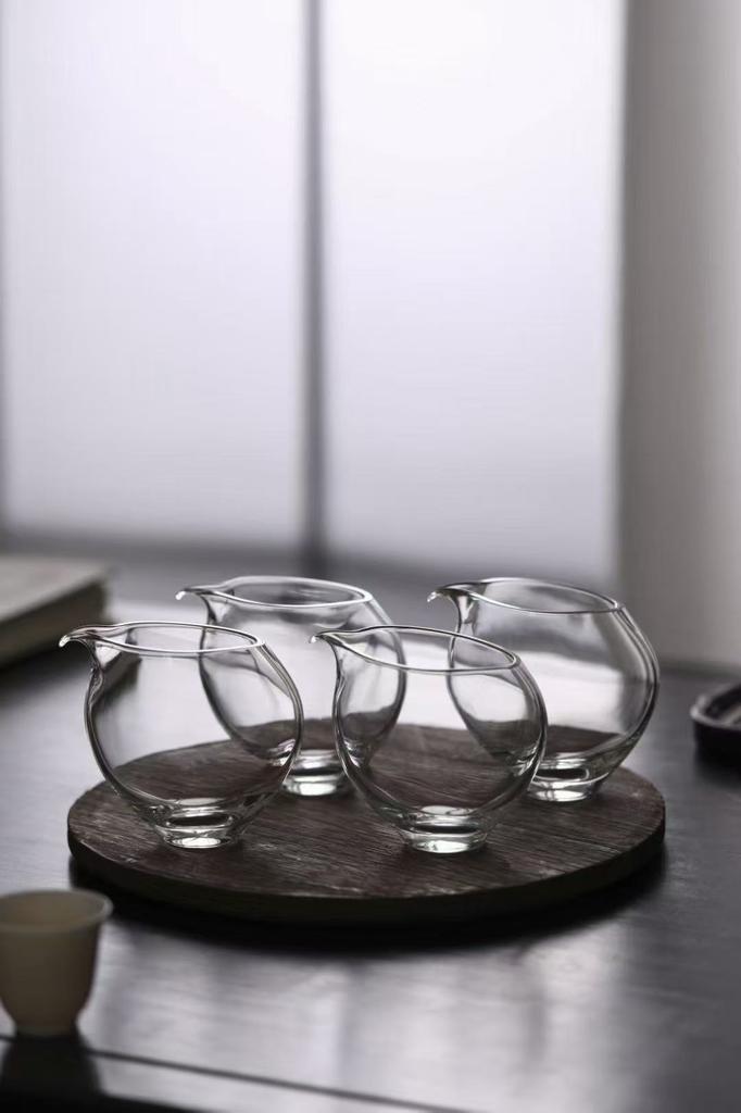230ML Japanese High Borosilicate Glass Flying Bird Fair Cup Thickened Heat-resistant Uniform Cup KungFu Tea Dispenser High-grade