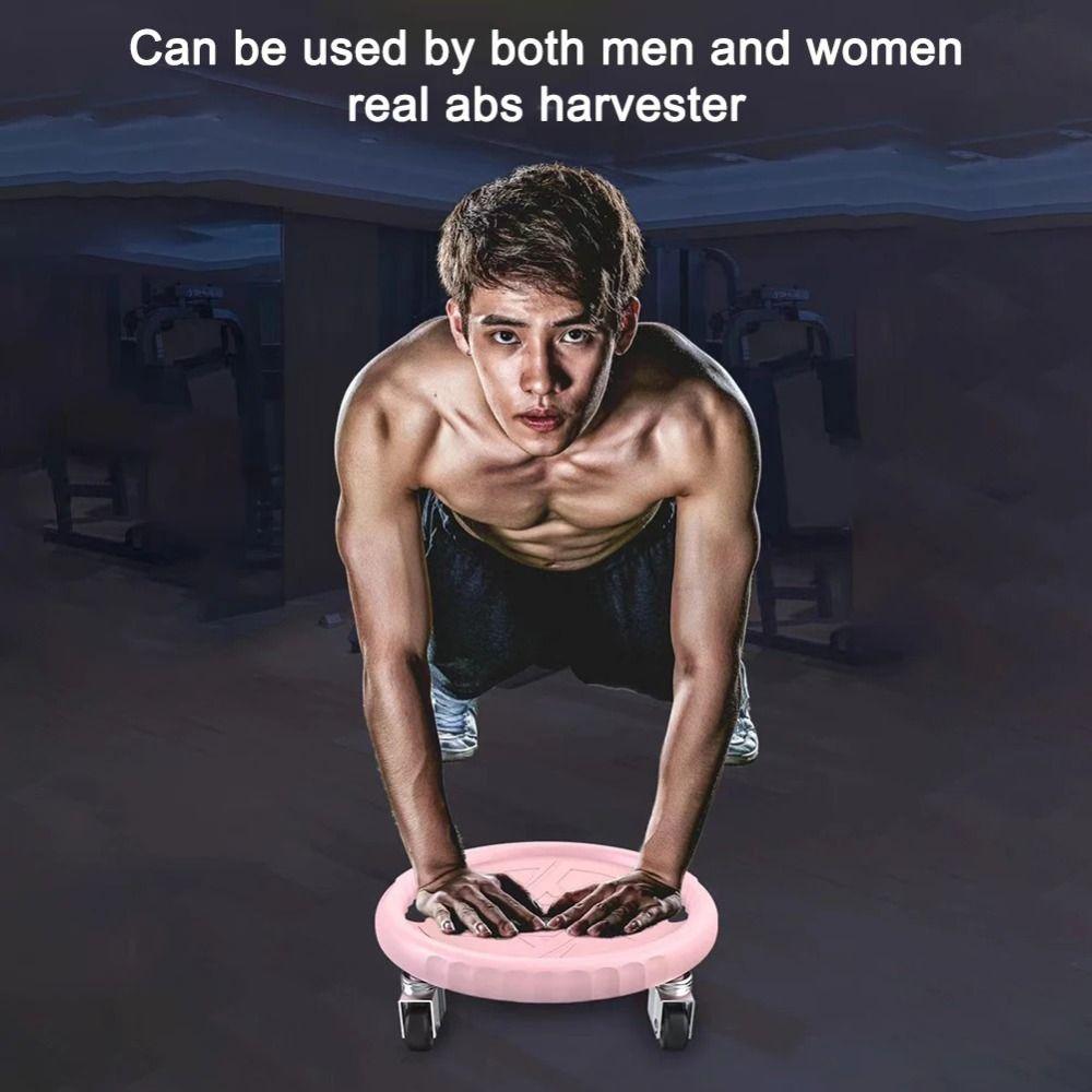 Noiseless Glide Abdominal Roller Wheel Multifunctional Abdominal  Exercise Wheel  Home Fitness