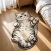 Non-Slip Home Decor Carpet Anti-fouling Cartoon Carpet Cute Cat-Shaped Area Rug  Bedrooms