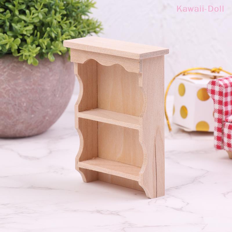 1:12 Puppenhaus Miniatur Hängeschrank Wandregal Aufbewahrungsregal Regal Modellmöbel Wohnzimmer Dekoration Spielzeug