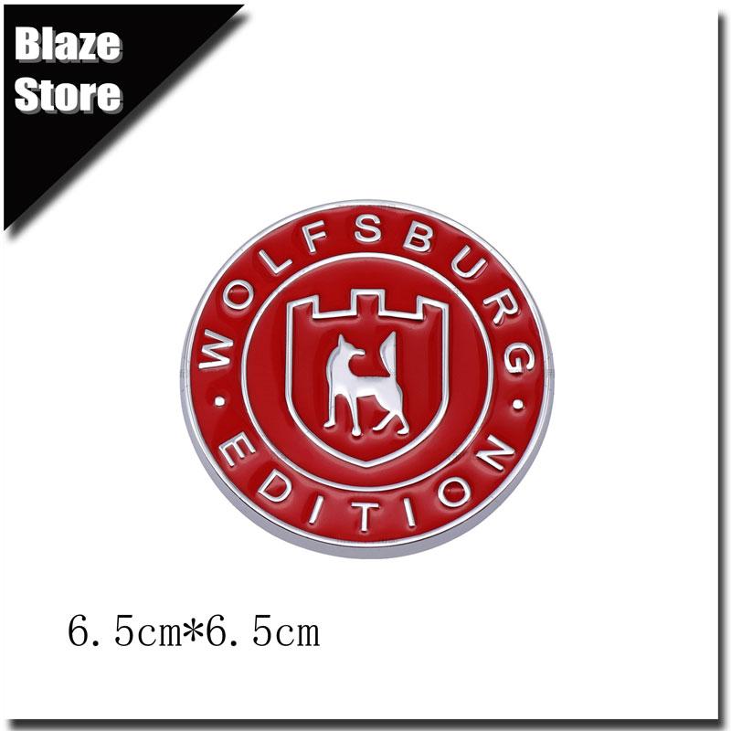 3D Metall Auto Karosserie Kühlergrill Plakette WOLFSBURG EDITION Emblem Auto Aufkleber Für Polo Golf Santana Passat Käfer Touareg