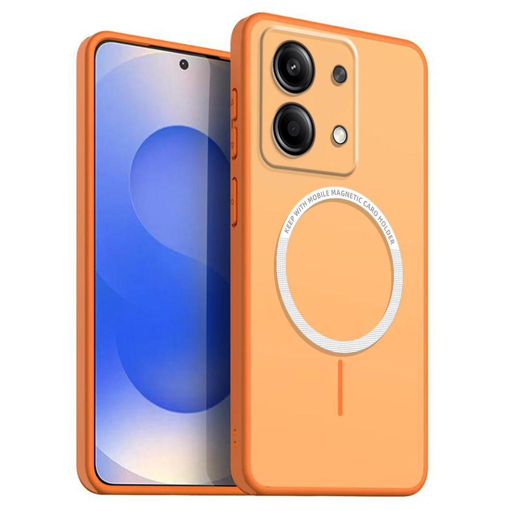 Матовый полупрозрачный магнитный чехол для телефона для Xiaomi Redmi Note 13 Pro 5G 4G, POCO X6 5G, POCO M6 Pro 4G Мягкий чехол из ТПУ
