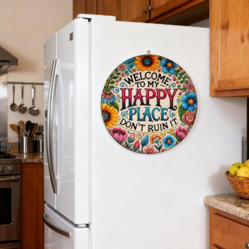 Wooden American- Doorplate Refrigerator Decorative Tag