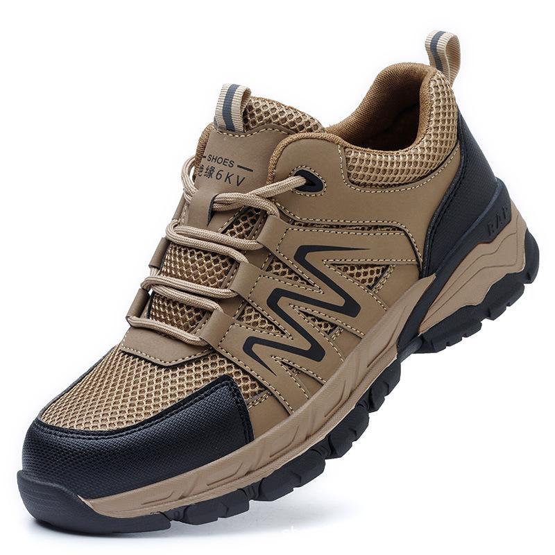 Новая летняя рабочая обувь по страхованию труда, ударопрочная и проколостойкая, с изолирующим пластиковым подноском, рабочая обувь 36