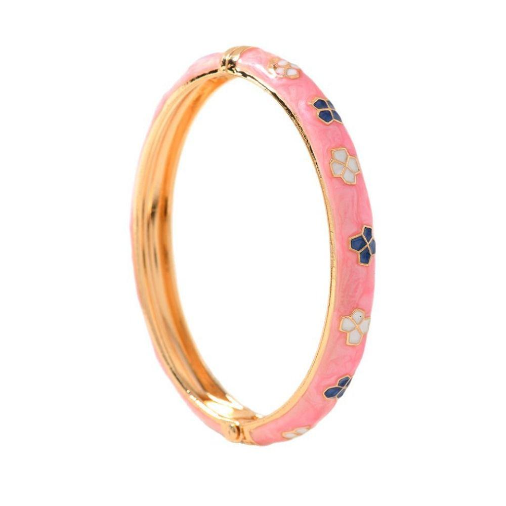 Traditional Vintage Cloisonne Bangle Double Bangle Women's Hand Bracelet  Girls