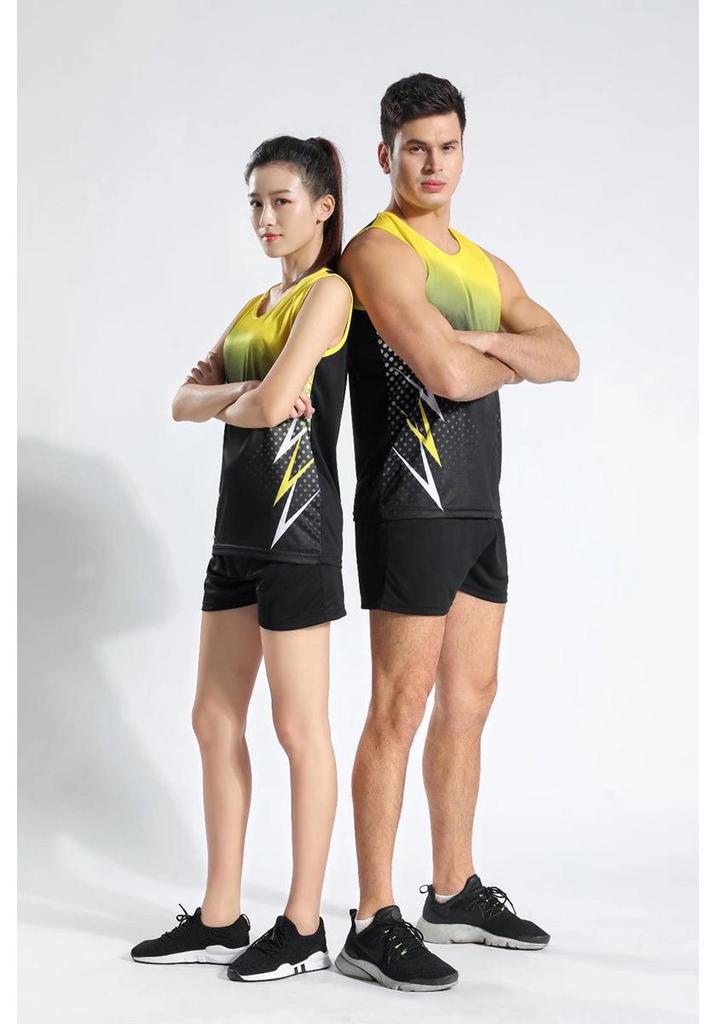 Custom Competition Track & Field Uniform Set - Quick-Dry Training Vest for Students