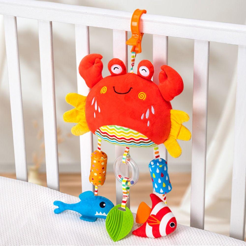 Grab Ability Training Stroller Hanging Toys Bell Toys Infant Crib Pendant  Stroller Use
