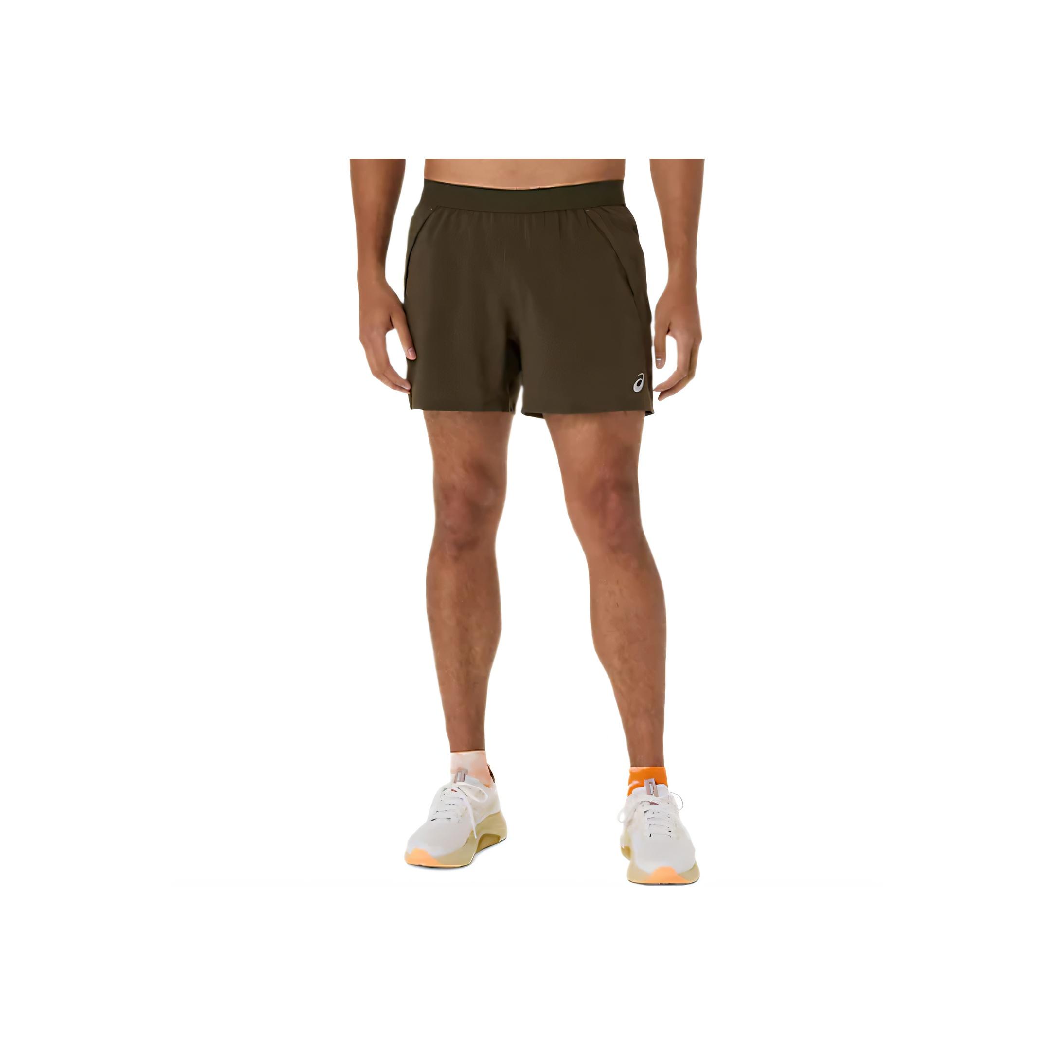 

Asics Road Actibreeze Comfortable Fashionable Simple Versatile Sports Shorts Men shorts 2011D247-200 L