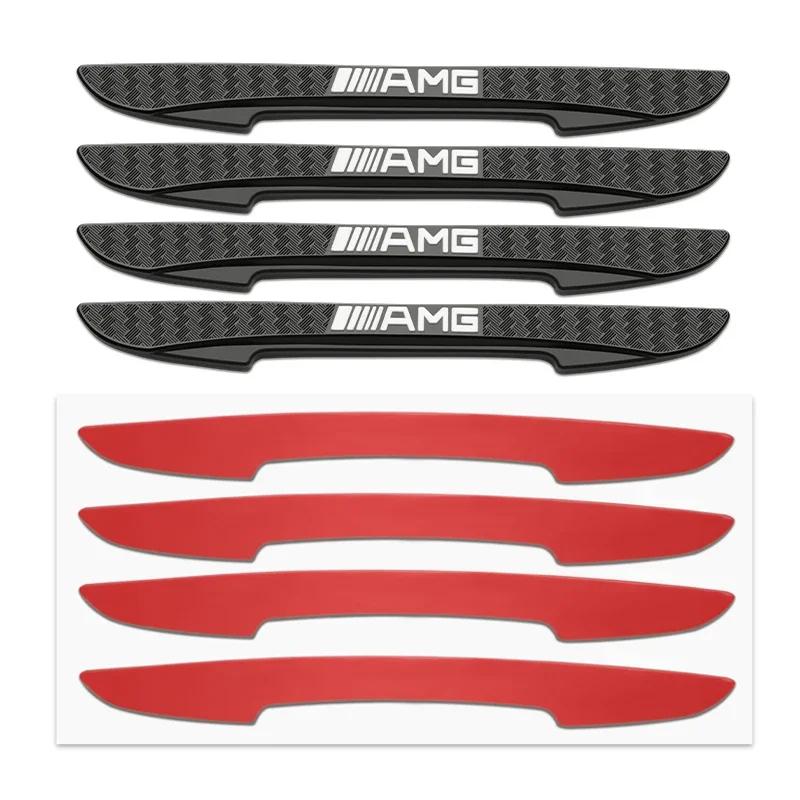 GLC GLB 4 Pièces Style de Voiture Protection de Bord de Porte Latérale Autocollant Anti-collision Pour Mercedes Benz AMG W177 W176 X166 X167 C257 C218 X