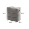 Adjustable Travel Inflatable Three-layer Foot Pillow Inflatable Footrest Sleep Sit Long-distance Train Car Foot Rest Footstool