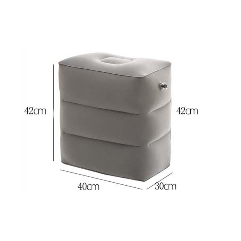 Travel Inflatable Three-layer Foot Pillow Adjustable Inflatable Footrest Sleep Sit Long-distance Train Car Foot Rest Footstool