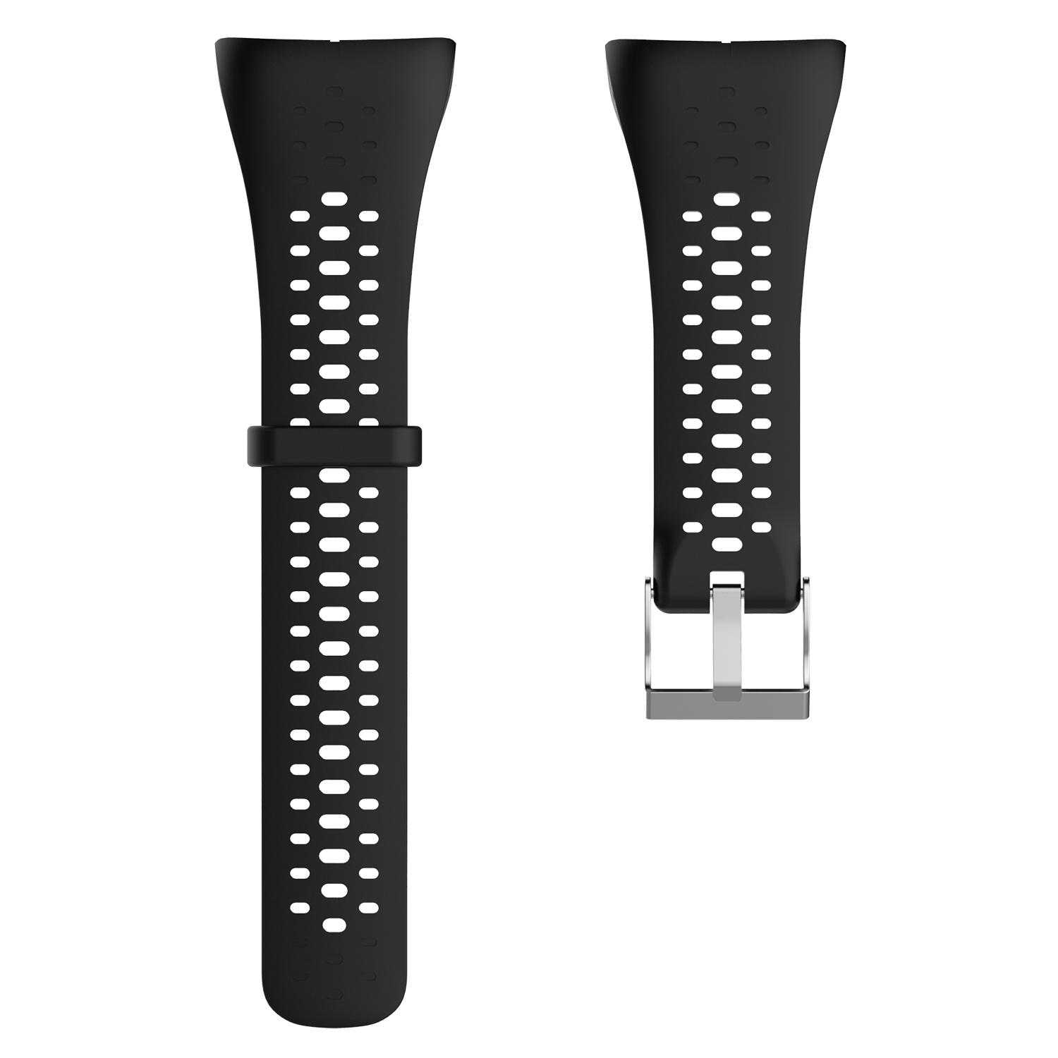 

Silicone Smart Watch Band for Polar M400/M430,Adjustable Sports Wrist Strap with Installation Tools Black